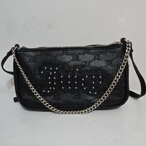 Juicy Couture Black Embossed Shoulder Bag